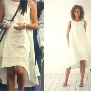 Magic Linen Royal Toscana dress as seen on Megan Markle Medium relaxed loose fit